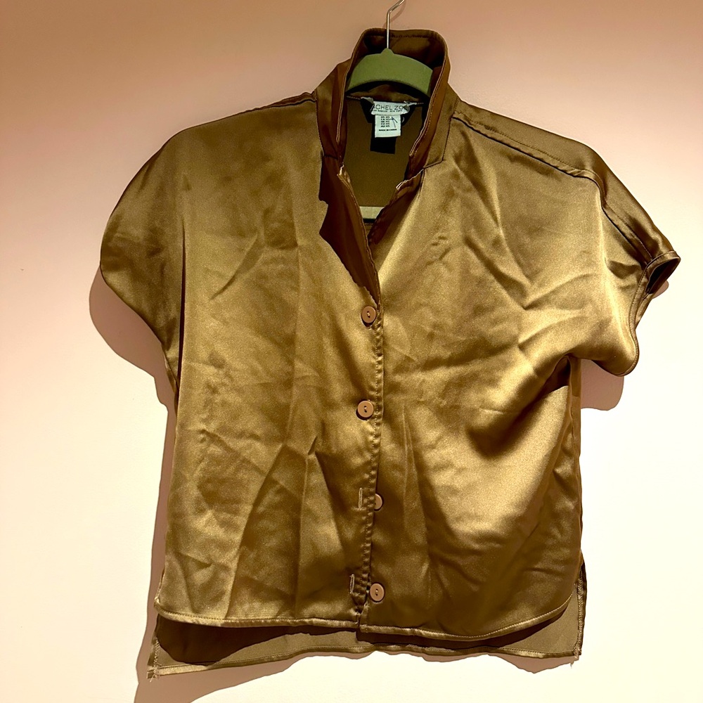 Rachel Zoe silky shirt
